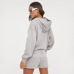 EGO Oversized 'Influencer' Slogan Printed Hoodie In Acid Wash Light Grey -EGO Sales Store 04 04 23 noara78273 s scaled