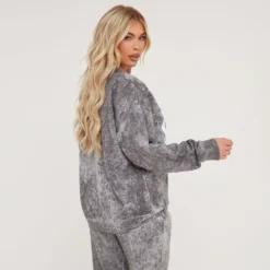EGO Long Sleeve Space Graphic Oversized Sweatshirt In Grey Acid Wash -EGO Sales Store 06 02 23 emily54064 s scaled
