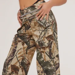 EGO High Waist Pocket Detail Straight Leg Cargo Trousers In Brown Camo -EGO Sales Store 06 06 23 jul110547 s scaled
