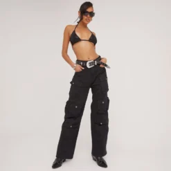 EGO Mid Rise Multi Pocket Detail Straight Leg Cargos In Black Denim -EGO Sales Store 06 06 23 jul111437 s scaled