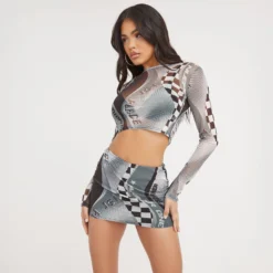 EGO High Waist Motocross Print Mini Bodycon Skirt In Grey Multi Mesh 6 EGO High Waist Motocross Print Mini Bodycon Skirt In Grey Multi Mesh -EGO Sales Store 07 03 23 jul64399 s scaled
