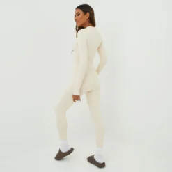 EGO High Waist Super Stretch Leggings In Cream -EGO Sales Store 15 09 22 noara 20144 scaled