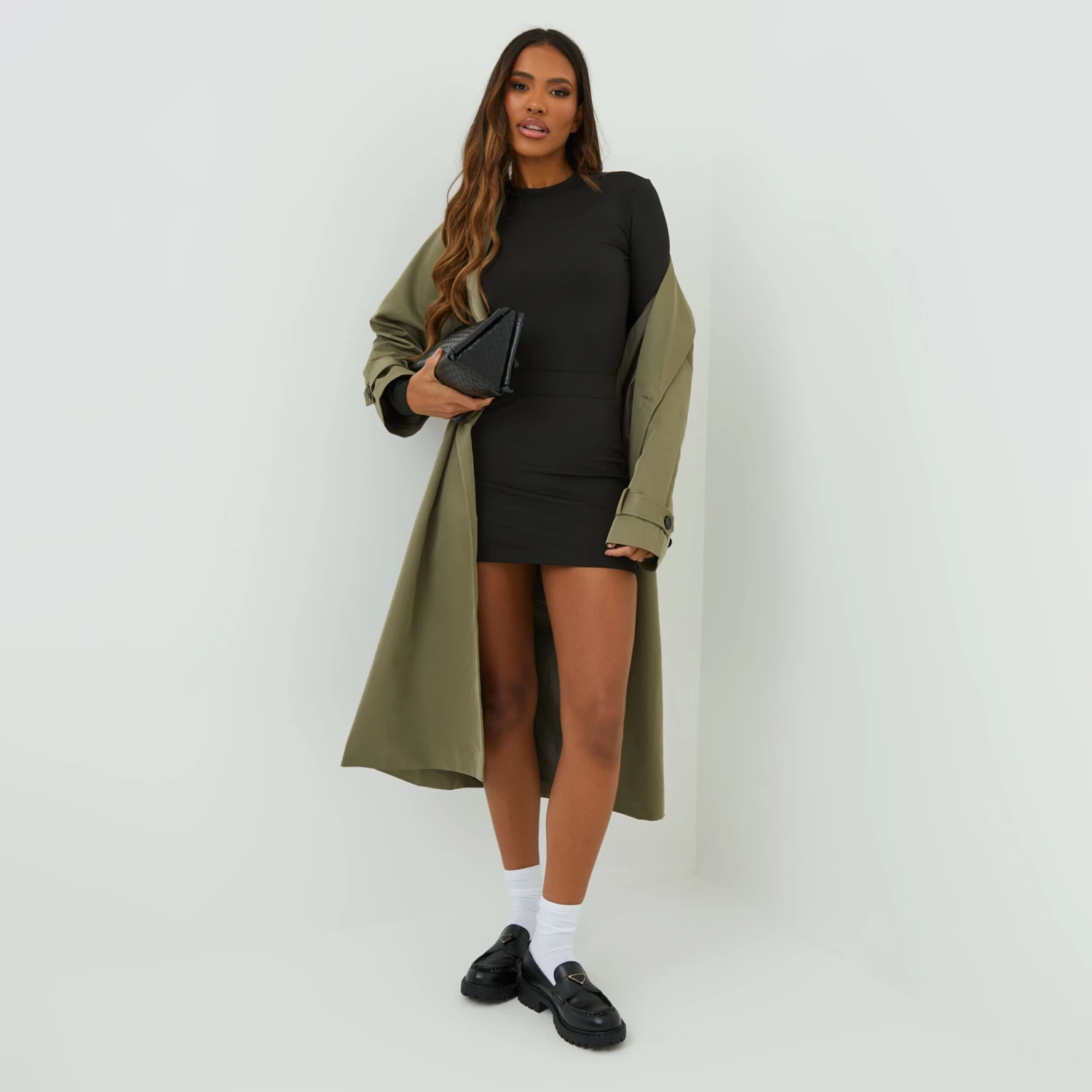 EGO High Neck Long Sleeve Super Stretch Top In Black 3 EGO High Neck Long Sleeve Super Stretch Top In Black - Image 3