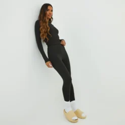 EGO High Waist Super Stretch Leggings In Black -EGO Sales Store 15 09 22 noara 20315 scaled