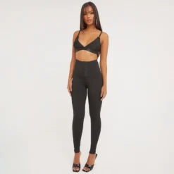 EGO High Waist Corset Detail Seamless Leggings In Black -EGO Sales Store 21 02 23 pam61154 s scaled