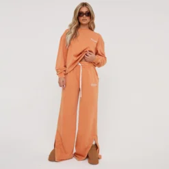 Oversized 'Ego Studio' Sweatshirt In Orange -EGO Sales Store 21 12 22 em39445sq scaled