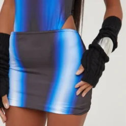 EGO Glow Body Print Mini Micro Bodycon Skirt In Black Multi -EGO Sales Store 22 03 23 noara73092 sq scaled