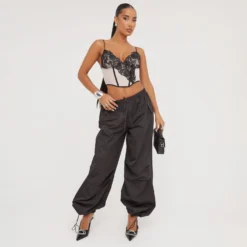 EGO Strappy Mesh Insert Lace Detail Structured Corset Top In Black -EGO Sales Store 28 03 23 ming76011 s scaled