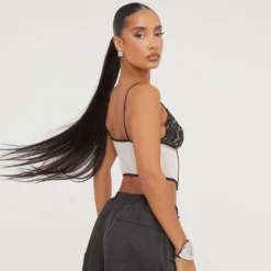 EGO Strappy Mesh Insert Lace Detail Structured Corset Top In Black -EGO Sales Store 28 03 23 ming76028 s scaled