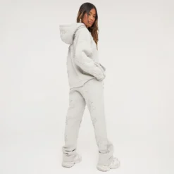 EGO High Waist Cross Patch Detail Oversized Straight Leg Joggers In Acid Wash Sage Green -EGO Sales Store 31 01 23 unya52428 s scaled